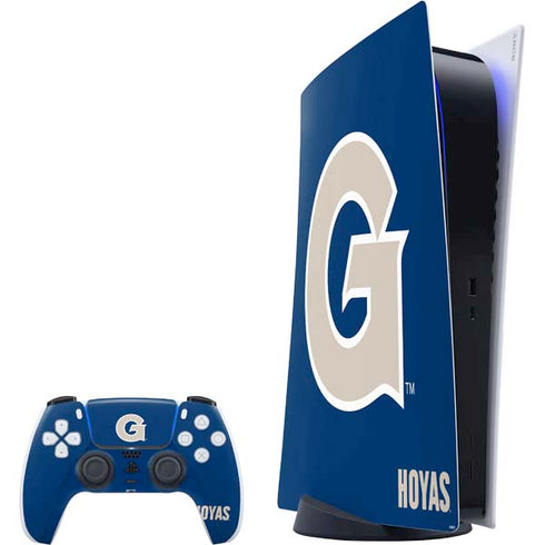 Georgetown University Large Logo PlayStation PS5 Skins
