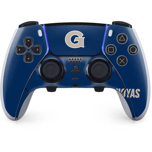 Georgetown University Large Logo PS5 DualSense Edge Pro Controller Skin