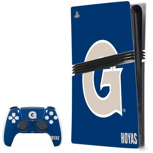 Georgetown University Large Logo PlayStation PS5 Skins