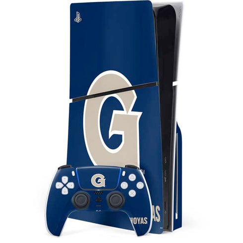 Georgetown University Large Logo PlayStation PS5 Skins