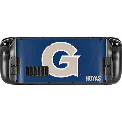 Georgetown University Large Logo Steam Deck Handheld Gaming Computer OLED Skin