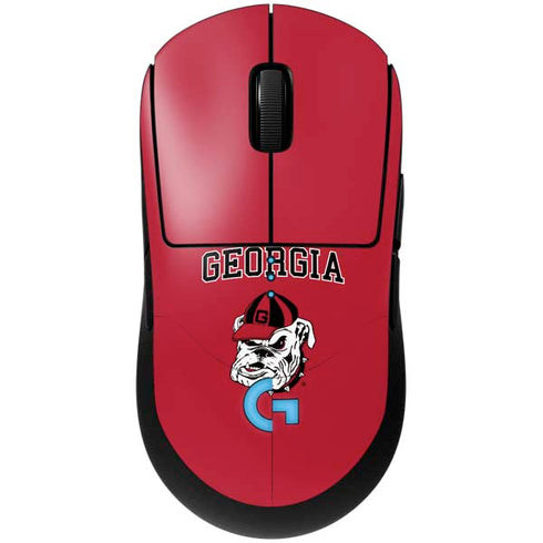 University of Georgia Bulldogs Logo G Pro Wireless Gaming Mouse Skin