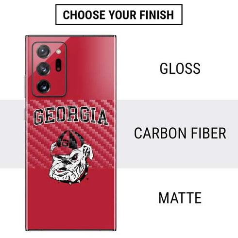 University of Georgia Bulldogs Logo Galaxy Note20 Ultra 5G Skin