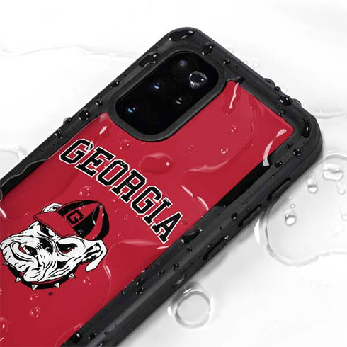 University of Georgia Bulldogs Logo Galaxy S20 Plus Waterproof Case