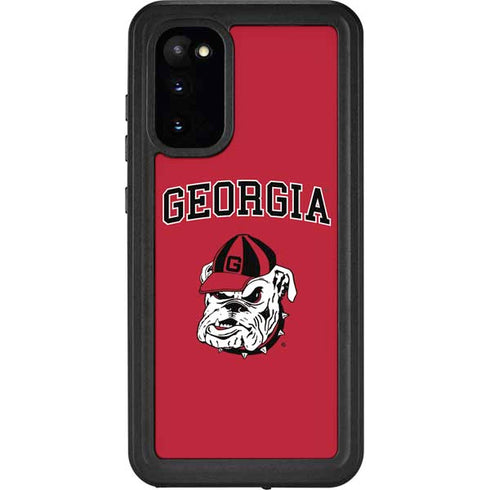University of Georgia Bulldogs Logo Galaxy S20 Waterproof Case