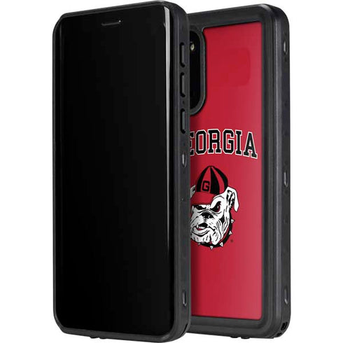 University of Georgia Bulldogs Logo Galaxy S20 Waterproof Case