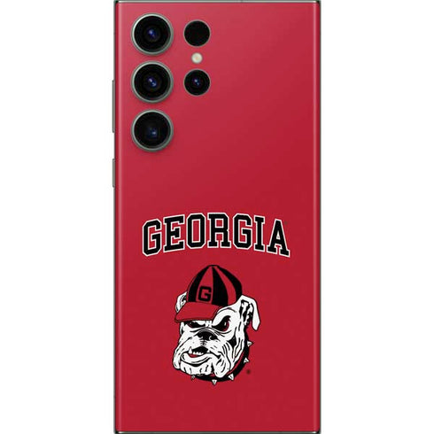 University of Georgia Bulldogs Logo Galaxy Skins