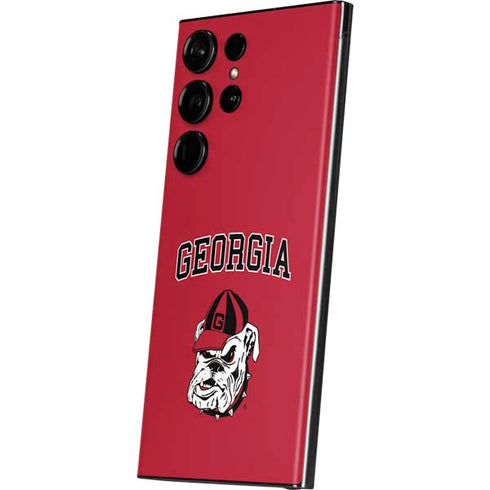 University of Georgia Bulldogs Logo Galaxy Skins