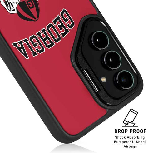 University of Georgia Bulldogs Logo Galaxy S25 Kickstand Case