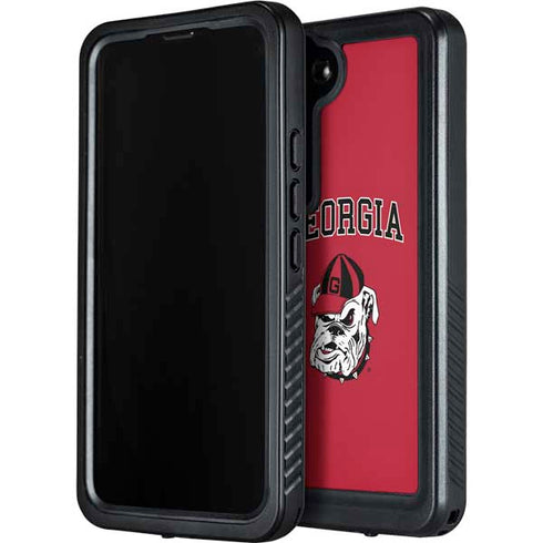 University of Georgia Bulldogs Logo Galaxy S24 Plus Waterproof Case
