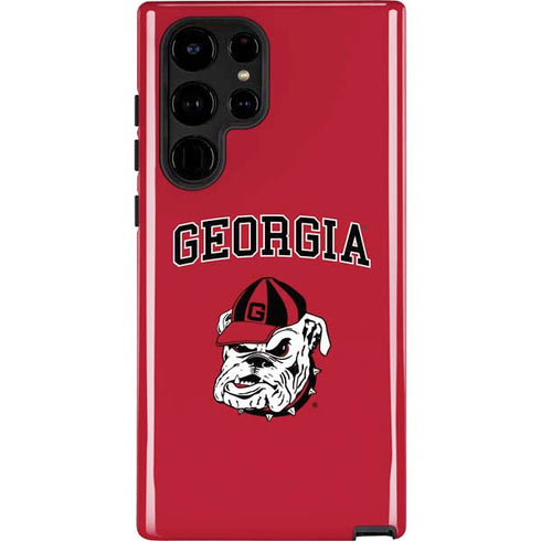 University of Georgia Bulldogs Logo Galaxy Cases