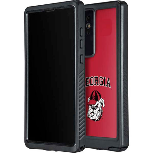 University of Georgia Bulldogs Logo Galaxy S24 Ultra Waterproof Case