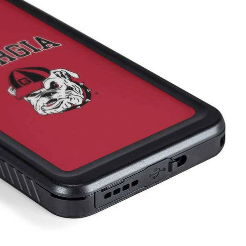 University of Georgia Bulldogs Logo Galaxy S24 Waterproof Case
