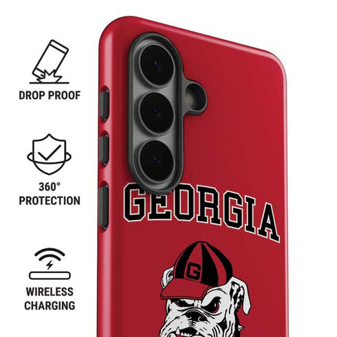 University of Georgia Bulldogs Logo Galaxy S26 Impact Case