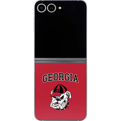 University of Georgia Bulldogs Logo Galaxy Z Flip6 Skin