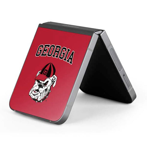 University of Georgia Bulldogs Logo Galaxy Z Flip6 Skin