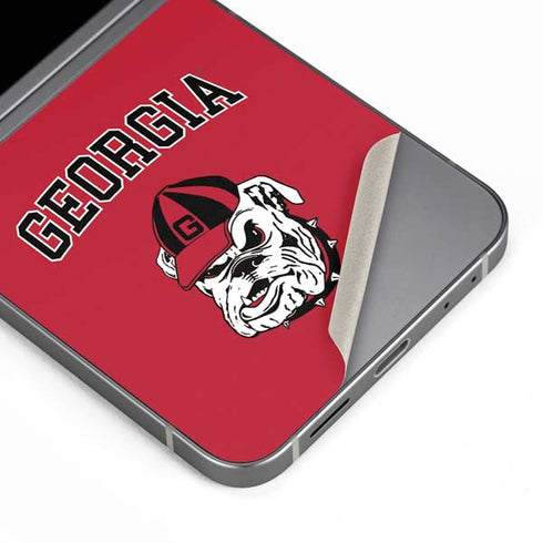 University of Georgia Bulldogs Logo Galaxy Z Flip6 Skin
