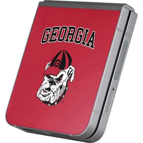 University of Georgia Bulldogs Logo Galaxy Z Flip6 Skin
