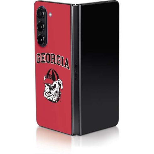 University of Georgia Bulldogs Logo Galaxy Z Fold5 5G Skin