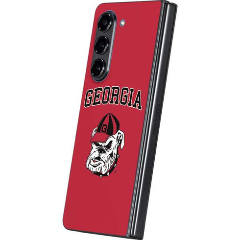 University of Georgia Bulldogs Logo Galaxy Z Fold5 5G Skin