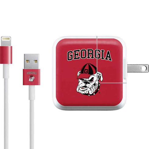 University of Georgia Bulldogs Logo iPad Charger (10W USB) Skin