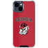 University of Georgia Bulldogs Logo iPhone 15 Clear Case