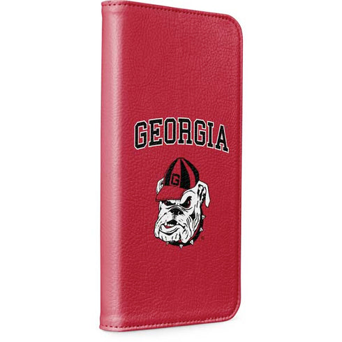 University of Georgia Bulldogs Logo iPhone 15 Plus Folio Case
