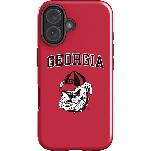 University of Georgia Bulldogs Logo iPhone 16 Impact Case