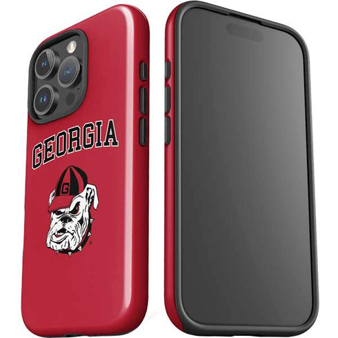 University of Georgia Bulldogs Logo iPhone 16 Pro Impact Case