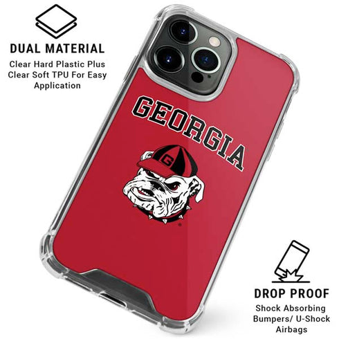 University of Georgia Bulldogs Logo iPhone 16 Pro Max Clear Case