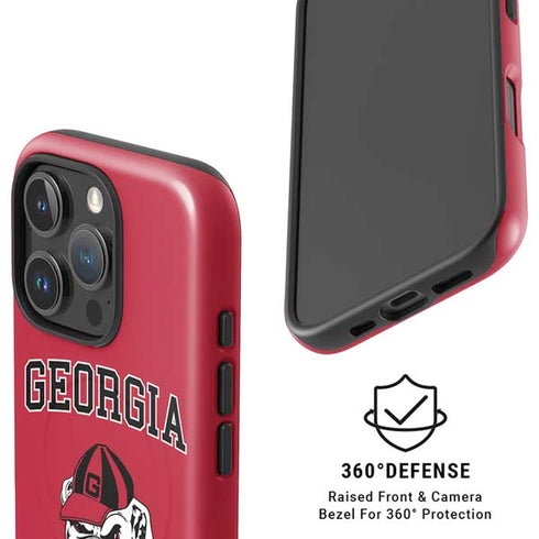 University of Georgia Bulldogs Logo iPhone 16 Pro Max Magsafe Impact Case