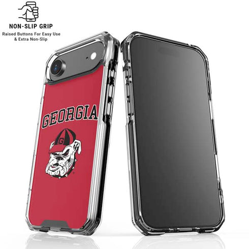 University of Georgia Bulldogs Logo iPhone 17 Air Clear Case