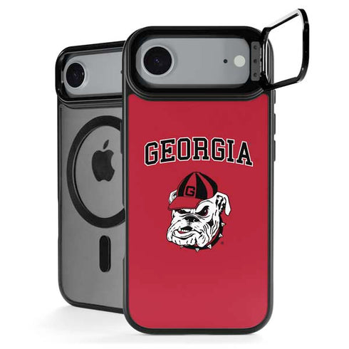 University of Georgia Bulldogs Logo iPhone 17 Air Kickstand Case