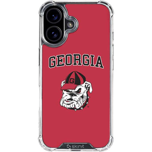 University of Georgia Bulldogs Logo iPhone 17 Clear Case