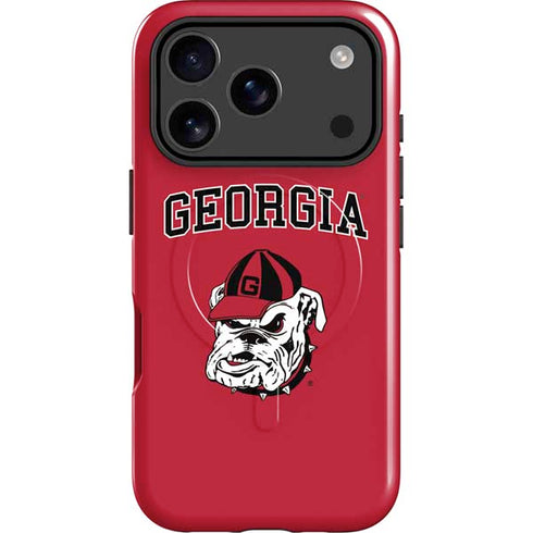 University of Georgia Bulldogs Logo iPhone 17 Pro Magsafe Impact Case