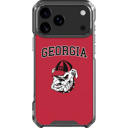 University of Georgia Bulldogs Logo iPhone 17 Pro Max Clear Case