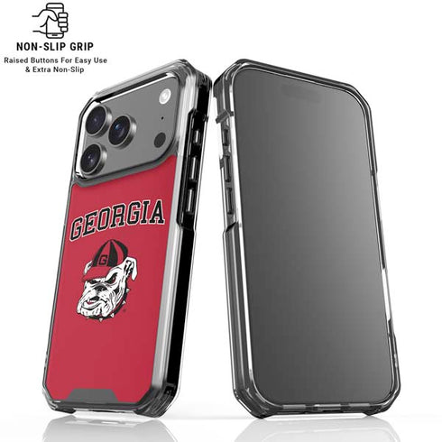 University of Georgia Bulldogs Logo iPhone 17 Pro Max Clear Case