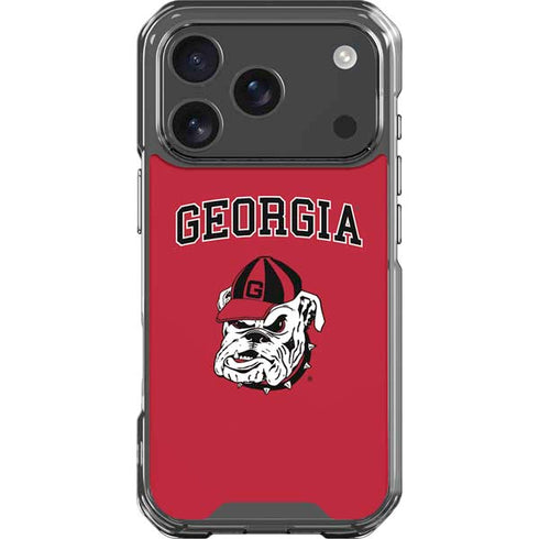 University of Georgia Bulldogs Logo iPhone 18 Pro Clear Case