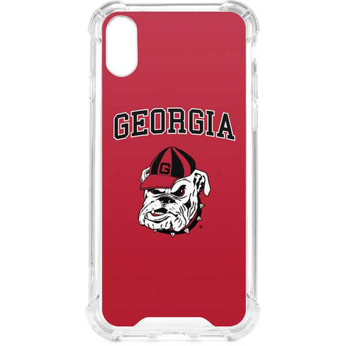 University of Georgia Bulldogs Logo iPhone XS Clear Case