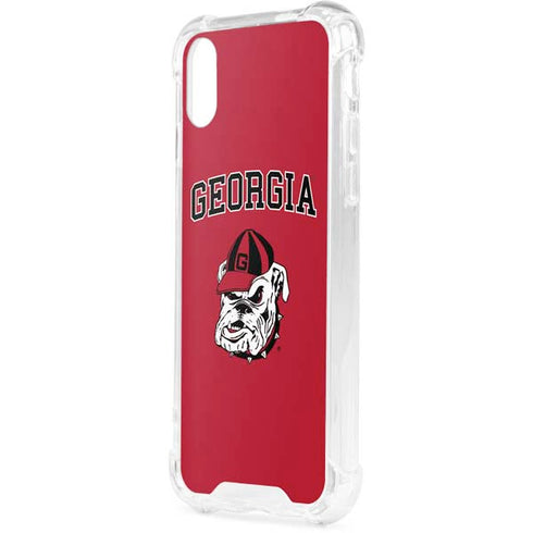 University of Georgia Bulldogs Logo iPhone XS Clear Case