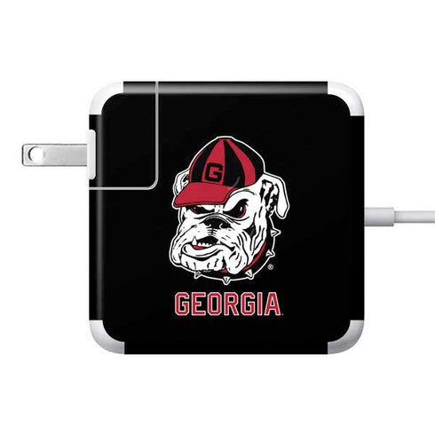 University of Georgia Bulldogs Mascot 85W Power Adapter (15 and 17 inch MacBook Pro Charger) Skin