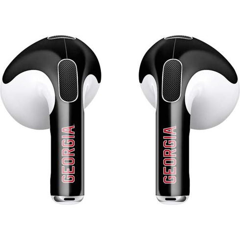 University of Georgia Bulldogs Mascot Apple AirPods (3rd Gen 2021) Skin
