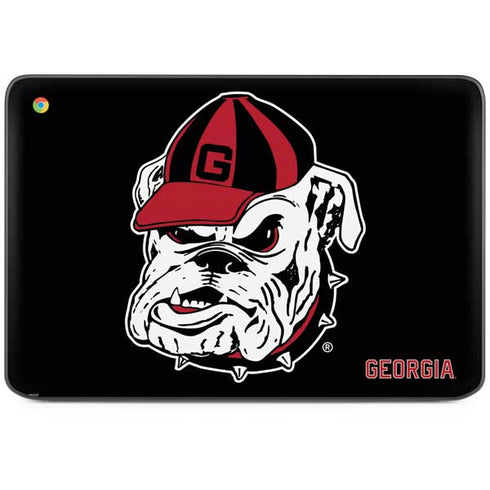 University of Georgia Bulldogs Mascot HP Chromebook Skin