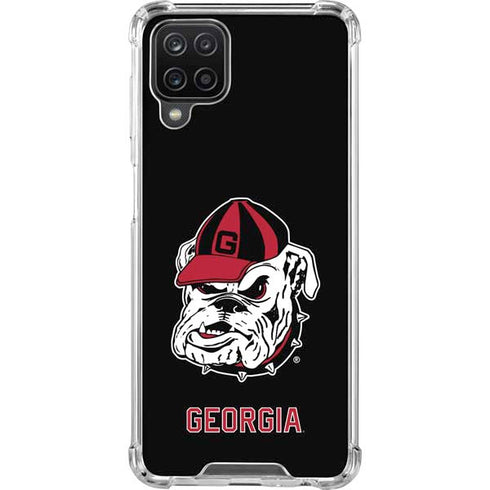 University of Georgia Bulldogs Mascot Galaxy A12 Clear Case