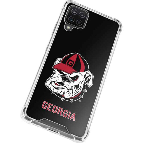 University of Georgia Bulldogs Mascot Galaxy A12 Clear Case