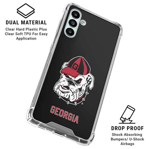 University of Georgia Bulldogs Mascot Galaxy A13 5G Clear Case