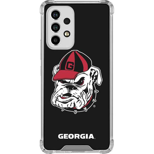 University of Georgia Bulldogs Mascot Galaxy A33 5G Clear Case