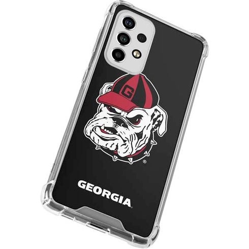 University of Georgia Bulldogs Mascot Galaxy A33 5G Clear Case