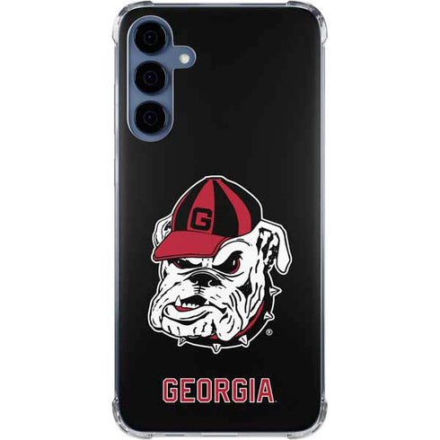 University of Georgia Bulldogs Mascot Galaxy A35 5G Clear Case