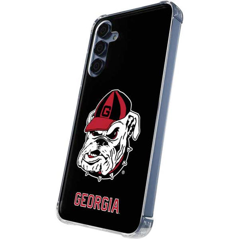 University of Georgia Bulldogs Mascot Galaxy A35 5G Clear Case